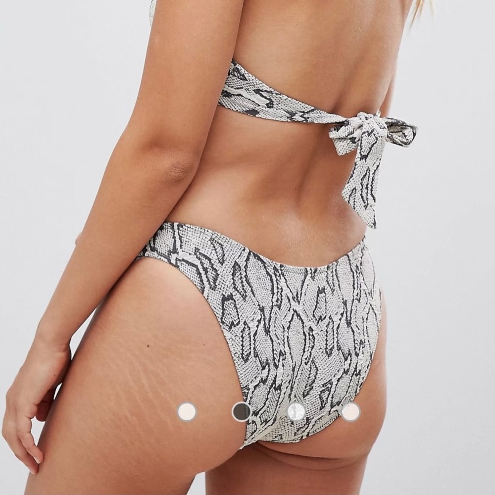 NWT Seafolly Australia snake print bikini bottoms